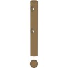 Poteau intermédiaire 2 lisses pour barrière en bois