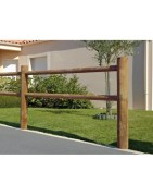 lisse pour barrière en bois de longueur de 2m