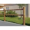 lisse pour barrière en bois de longueur de 2m