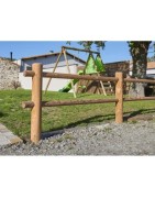 lisse pour barrière en bois de longueur de 2m