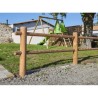 lisse pour barrière en bois de longueur de 2m