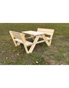 Table de Pique-Nique en bois pour Enfant