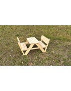 Table de Pique-Nique en bois pour Enfant