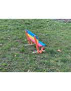 Banc en Bois pour enfant multicolore