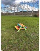 Table de Pique-Nique en Bois pour enfant multicolore