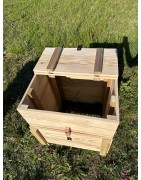 Composteur en bois d'une capacité de 200l