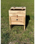 Composteur en bois d'une capacité de 200l