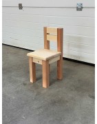 Chaise enfant en bois naturel