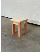 Tabouret enfant en bois naturel- fabrication artisanale Francaise