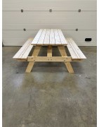 Table de Pique-Nique en bois naturel et léger