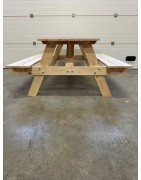 Table de Pique-Nique en bois naturel et léger