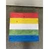 Dessus de la Table enfant en bois multicolore
