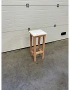Tabouret de bar en bois naturel