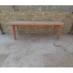 Banc en bois naturel