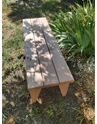 Banc en bois naturel