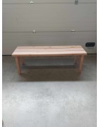 Banc en bois naturel