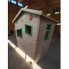 Cabane enfant en bois naturel