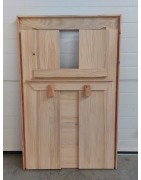 Théâtre pliable en bois naturel replier de l'arrière