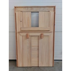 Théâtre pliable en bois naturel replier de l'arrière