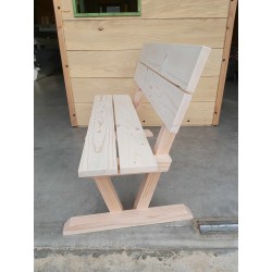 Banc en bois enfant en bois naturel