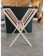 Présentoir en Bois en Forme d’Éventail