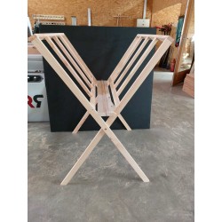 Présentoir en Bois en Forme d’Éventail