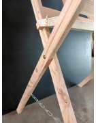 Articulation du présentoir en Bois en Forme d’Éventail