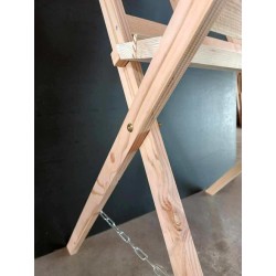 Articulation du présentoir en Bois en Forme d’Éventail