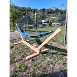 Hamac avec support en bois