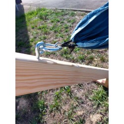 Hamac avec support en bois