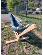 Hamac avec support en bois