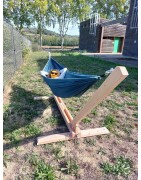 Hamac avec support en bois