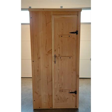 Armoire de jardin en bois naturel robuste