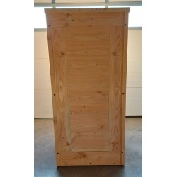 Armoire de jardin en bois naturel robuste