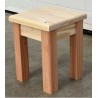 Tabouret enfant en bois naturel- fabrication artisanale Francaise