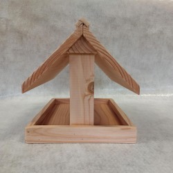 Mangeoire à Oiseaux en Bois – Forme Maison