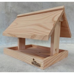 Mangeoire à Oiseaux en Bois – Forme Maison