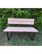 Banc en bois extérieur