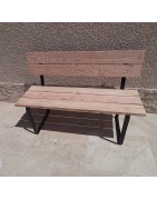 Banc en bois extérieur