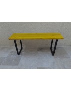 Banc en bois extérieur