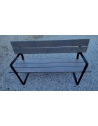Banc en bois extérieur
