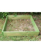 Carré potager en bois